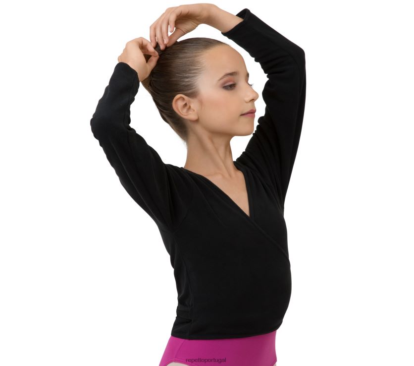 Repetto LJHHL752 crianças enrole por cima roupas moda