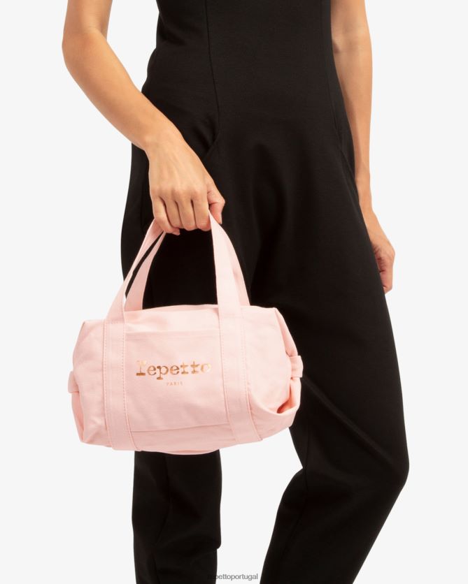 Repetto LJHHL771 crianças bolsa de algodão tamanho S acessórios Rosa pálido