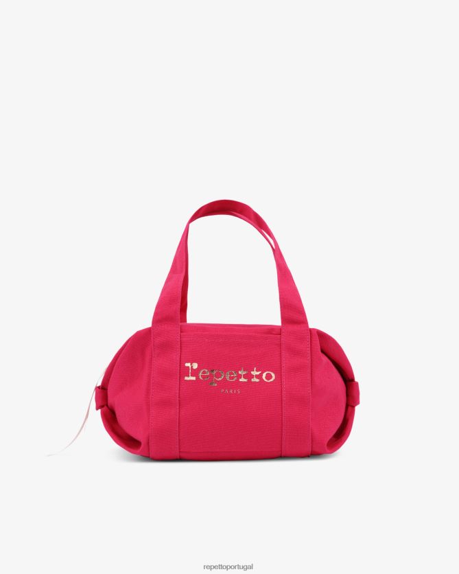 Repetto LJHHL773 crianças bolsa de algodão tamanho S acessórios rosa fúcsia