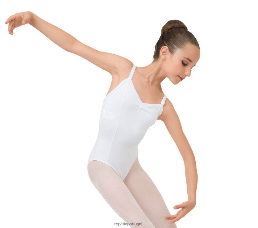 Repetto LJHHL659 crianças collant frontal franzido roupas moda