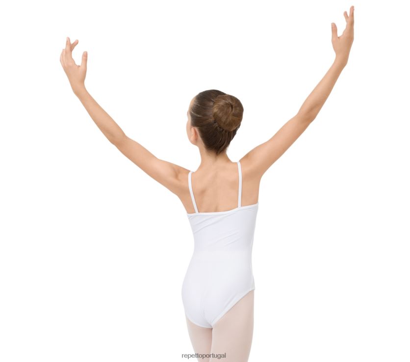 Repetto LJHHL662 crianças collant chique de alças finas roupas moda