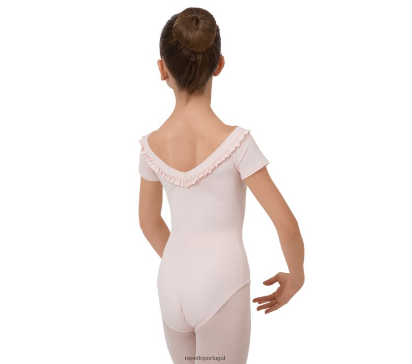 Repetto LJHHL667 crianças collant de manga curta roupas moda