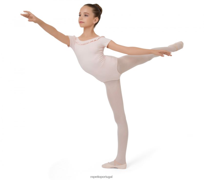 Repetto LJHHL667 crianças collant de manga curta roupas moda