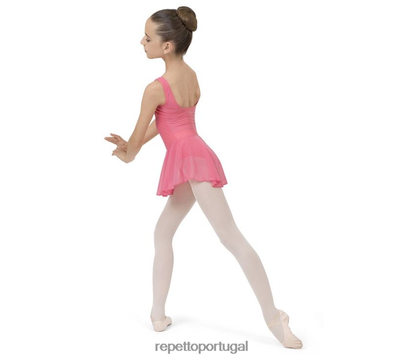 Repetto LJHHL678 crianças túnica com decote franzido roupas moda