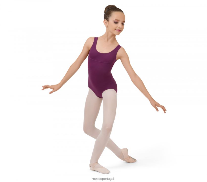 Repetto LJHHL689 crianças collant de alças grandes roupas moda