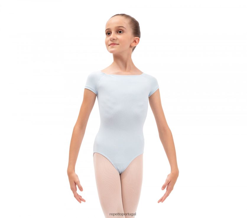 Repetto LJHHL708 crianças collant de manga curta roupas moda