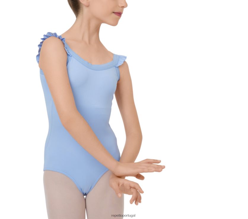 Repetto LJHHL719 crianças collant com tiras elásticas roupas moda