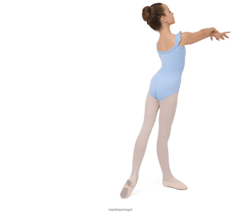 Repetto LJHHL719 crianças collant com tiras elásticas roupas moda