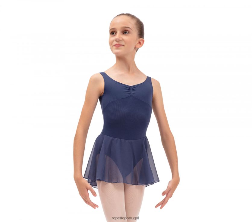 Repetto LJHHL724 crianças túnica de alças finas roupas moda