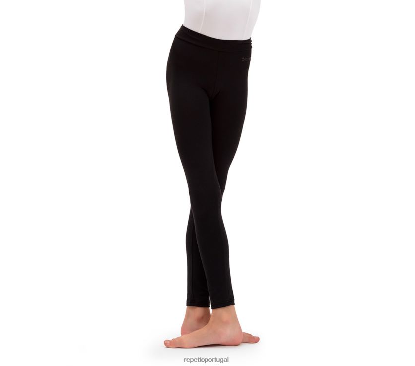 Repetto LJHHL762 crianças leggings sem pés roupas moda