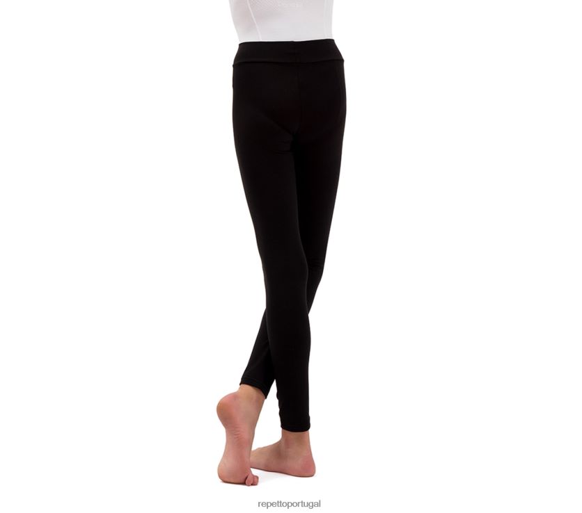 Repetto LJHHL762 crianças leggings sem pés roupas moda