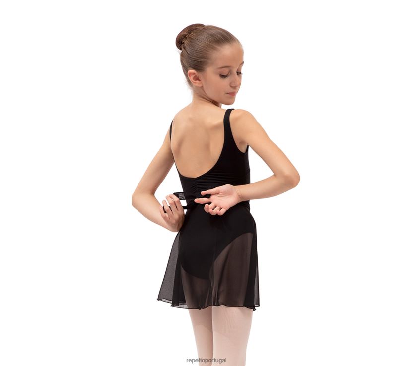 Repetto LJHHL744 crianças saia curta de chiffon roupas moda