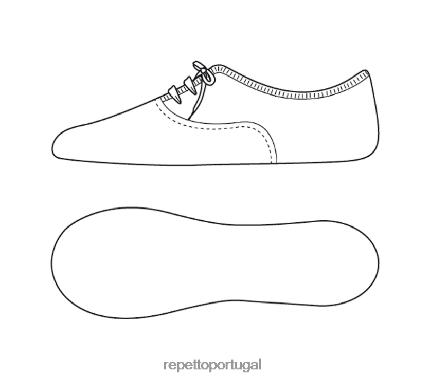 Repetto LJHHL767 crianças sapatos de jazz com sola completa calçados moda