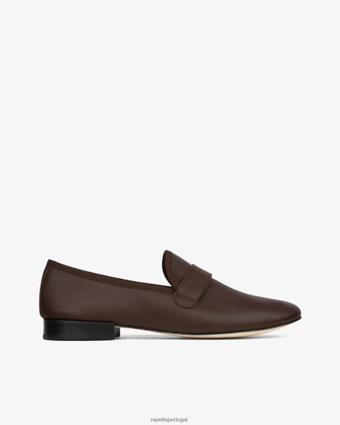 Repetto LJHHL651 homens mocassins michael calçados marrom ristretto