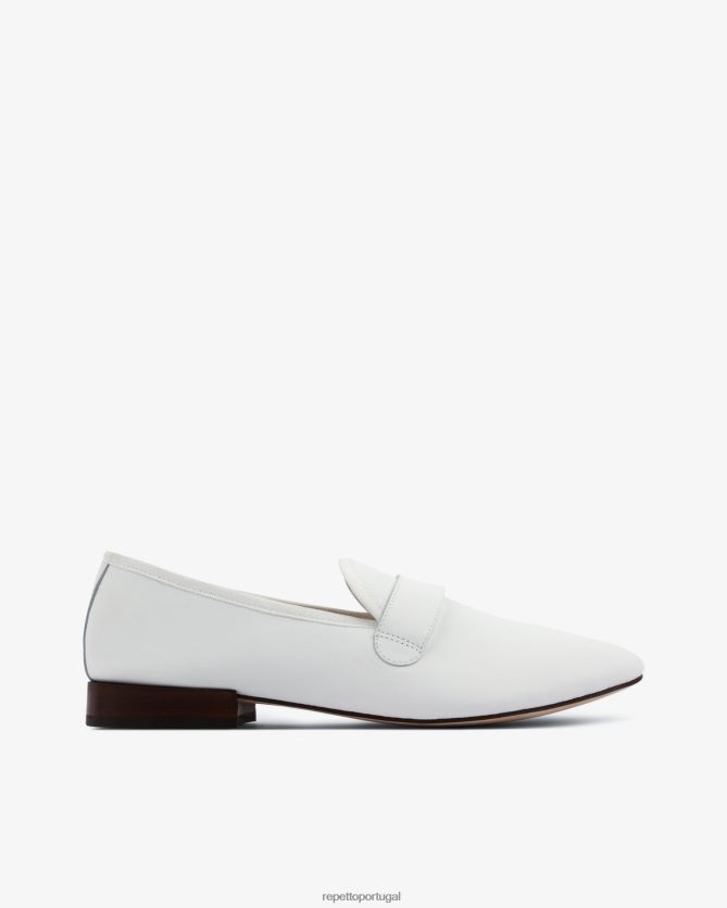 Repetto LJHHL654 homens mocassins michael calçados branco
