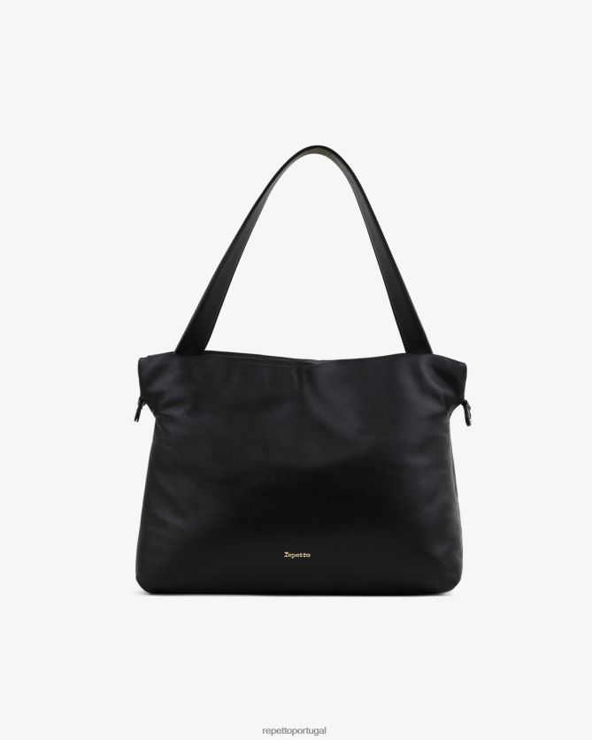 Repetto LJHHL288 mulheres bolsa de plumas acessórios preto