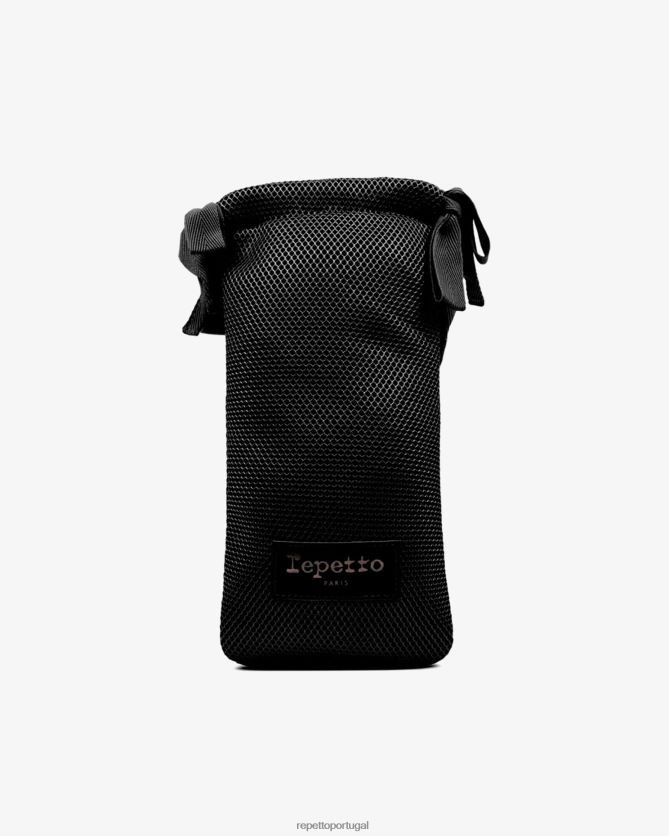 Repetto LJHHL628 mulheres bolsa de sapatilhas serenity acessórios preto