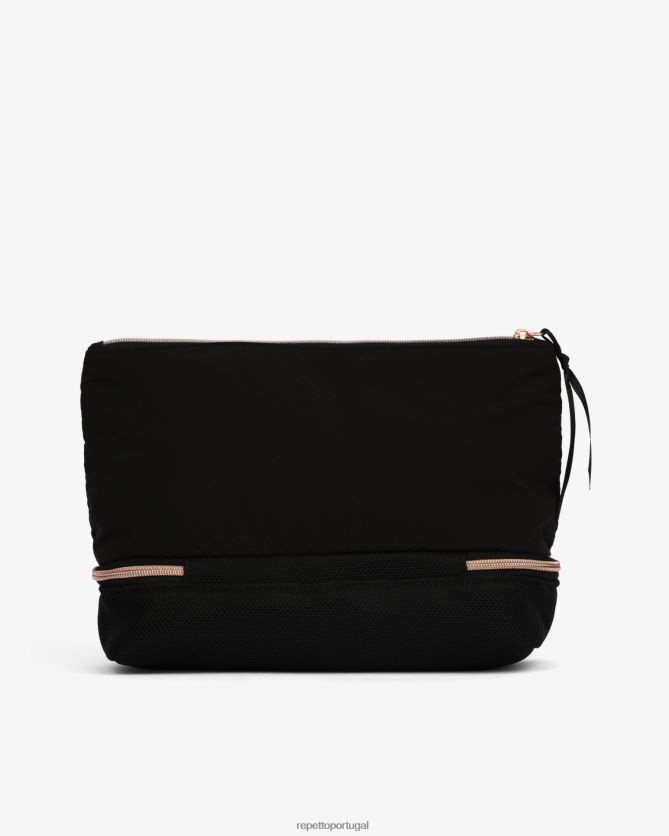 Repetto LJHHL629 mulheres joy estojo pequeno para sapatos de dança acessórios preto