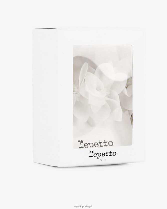 Repetto LJHHL632 mulheres elástico de flor acessórios branco
