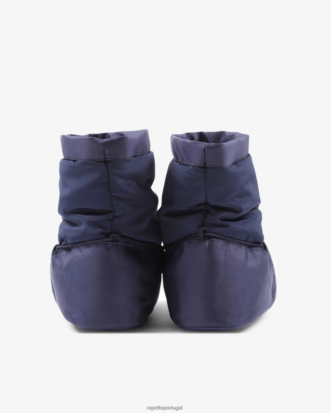 Repetto LJHHL520 mulheres botas de aquecimento calçados azul-marinho