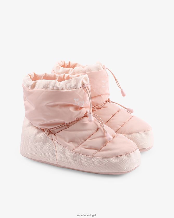 Repetto LJHHL521 mulheres botas de aquecimento calçados pétala rosa