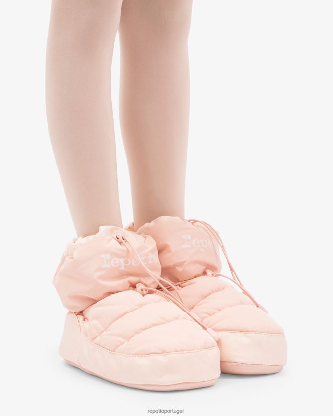 Repetto LJHHL521 mulheres botas de aquecimento calçados pétala rosa