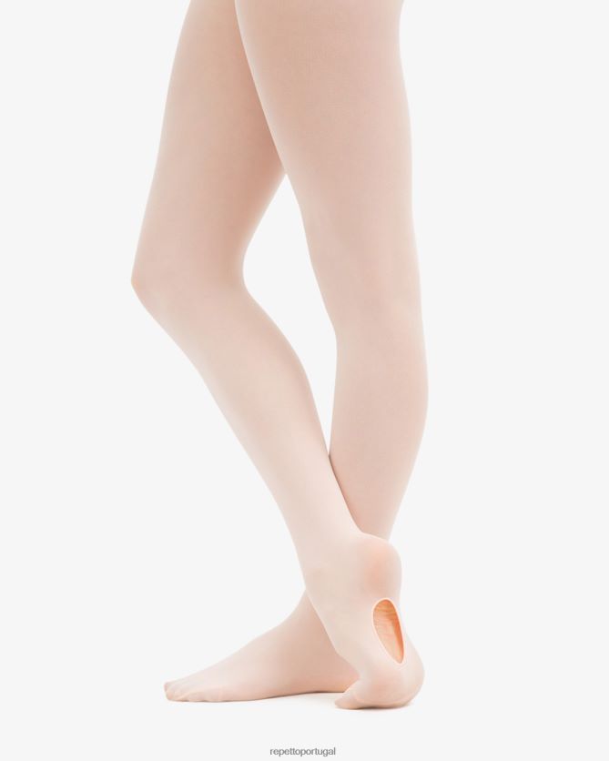 Repetto LJHHL615 mulheres meia-calça conversível roupas salmão