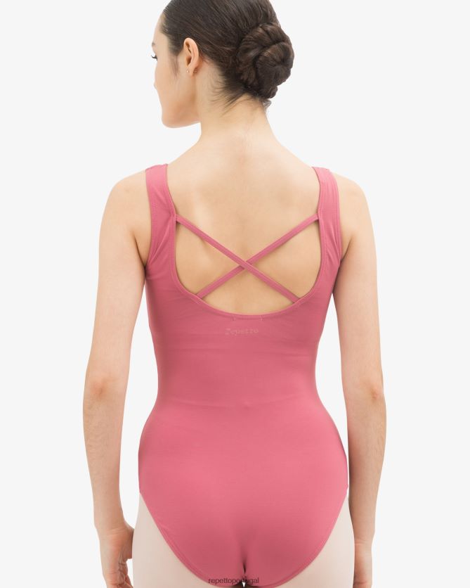 Repetto LJHHL447 mulheres collant de alças grandes roupas framboesa