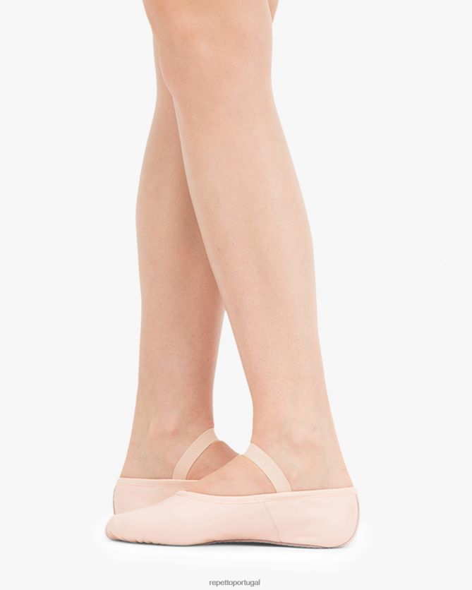 Repetto LJHHL588 mulheres sapatilhas macias com sola completa calçados pétala rosa