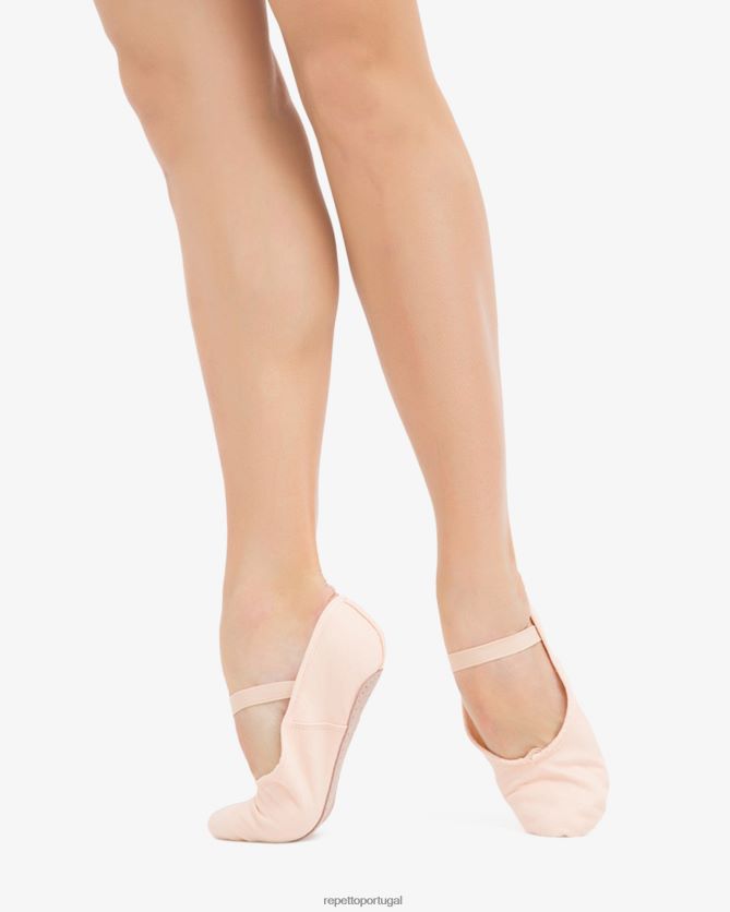 Repetto LJHHL589 mulheres sapatilhas macias com sola completa calçados pétala rosa