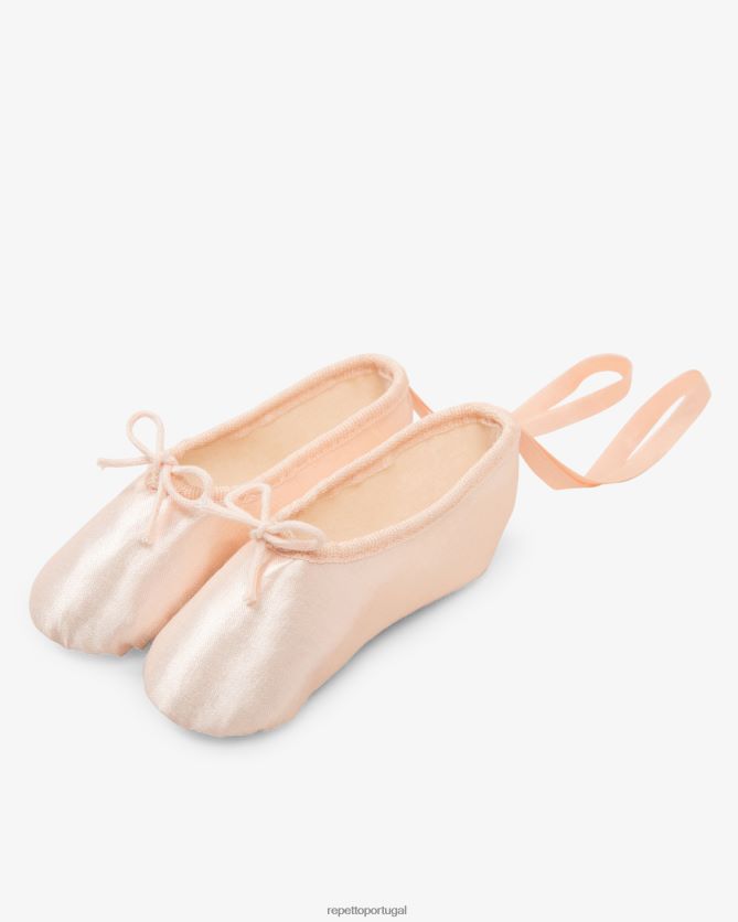 Repetto LJHHL641 mulheres sapatilhas de balé em miniatura calçados rosa