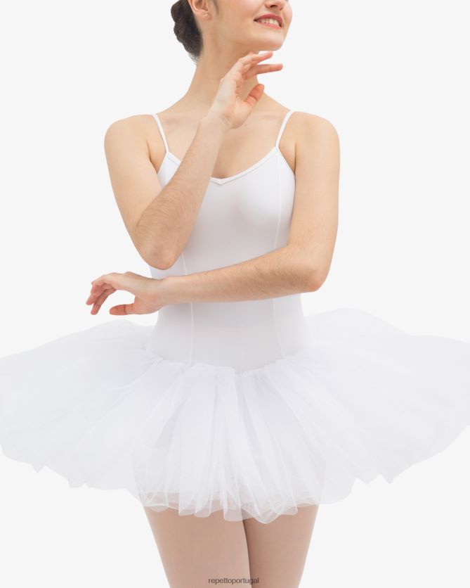 Repetto LJHHL491 mulheres planalto tutu roupas branco