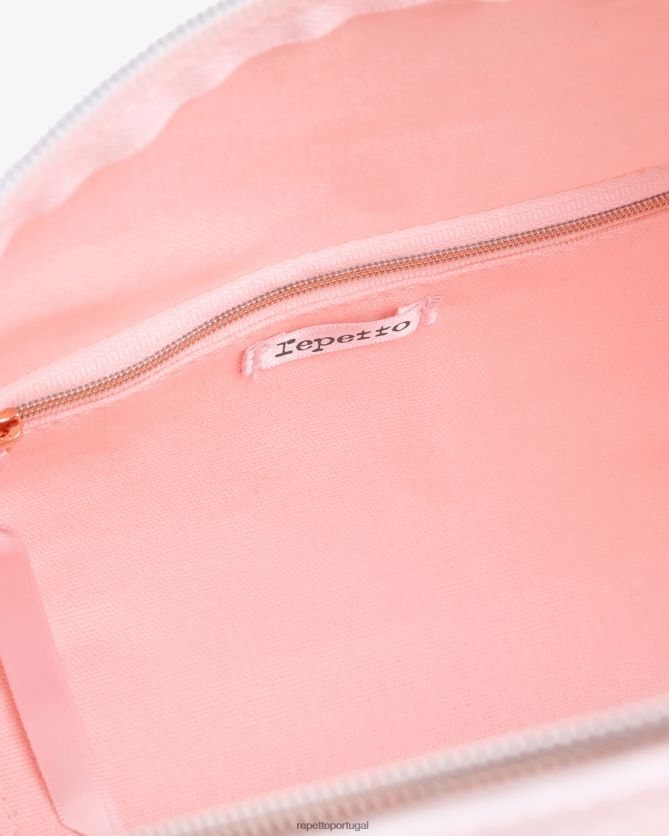 Repetto LJHHL400 mulheres bolsa de algodão tamanho m acessórios Rosa pálido