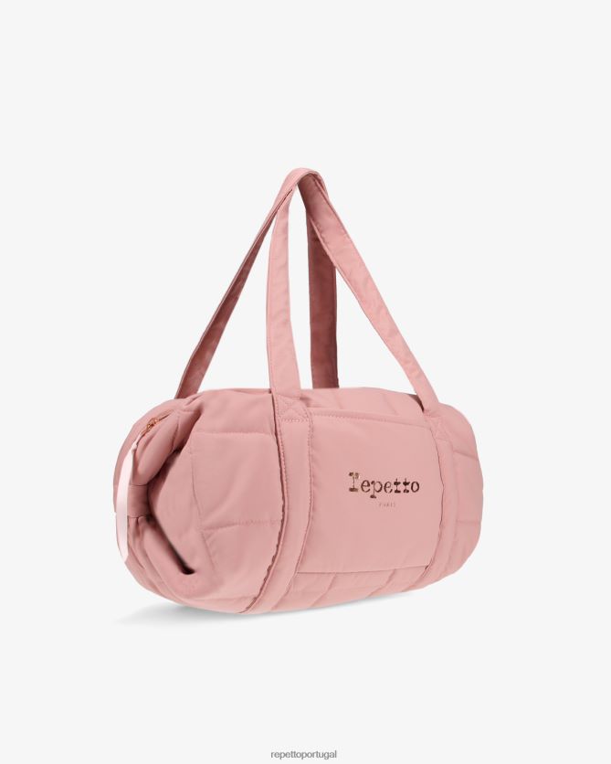 Repetto LJHHL401 mulheres bolsa acolchoada em nylon tamanho m acessórios o rosa