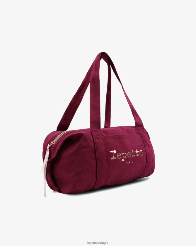 Repetto LJHHL402 mulheres bolsa de algodão tamanho m acessórios rosa nenufar
