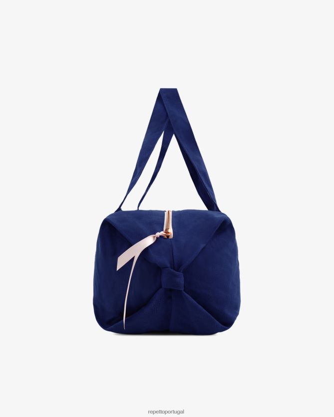 Repetto LJHHL404 mulheres bolsa de algodão tamanho m acessórios azul gasolina