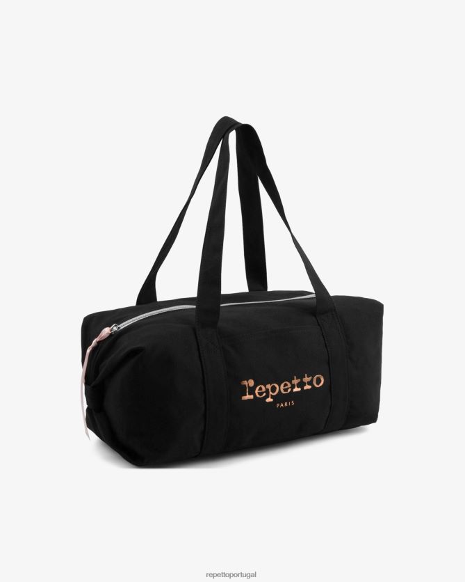 Repetto LJHHL406 mulheres bolsa de algodão tamanho m acessórios preto
