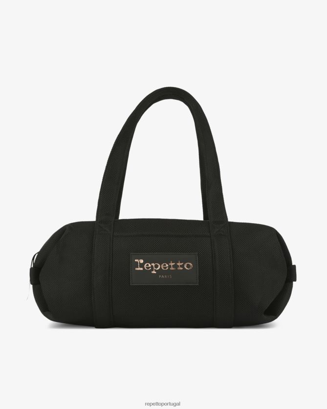 Repetto LJHHL409 mulheres mochila de malha tamanho m acessórios preto