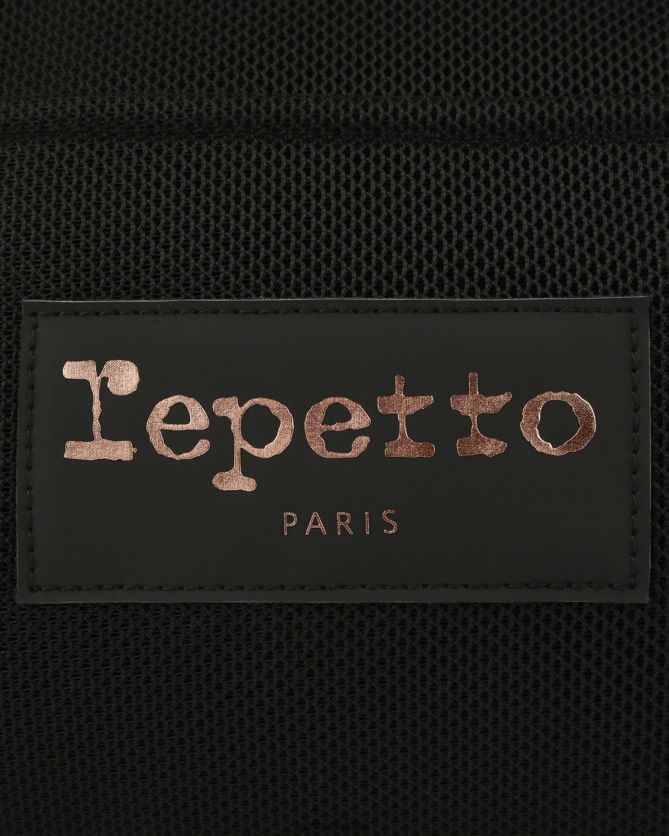 Repetto LJHHL409 mulheres mochila de malha tamanho m acessórios preto