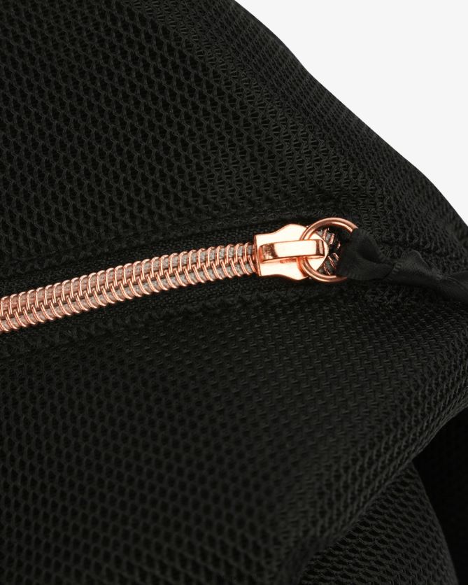 Repetto LJHHL409 mulheres mochila de malha tamanho m acessórios preto