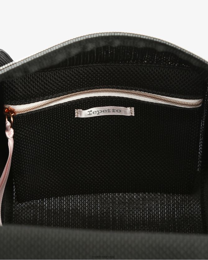 Repetto LJHHL409 mulheres mochila de malha tamanho m acessórios preto