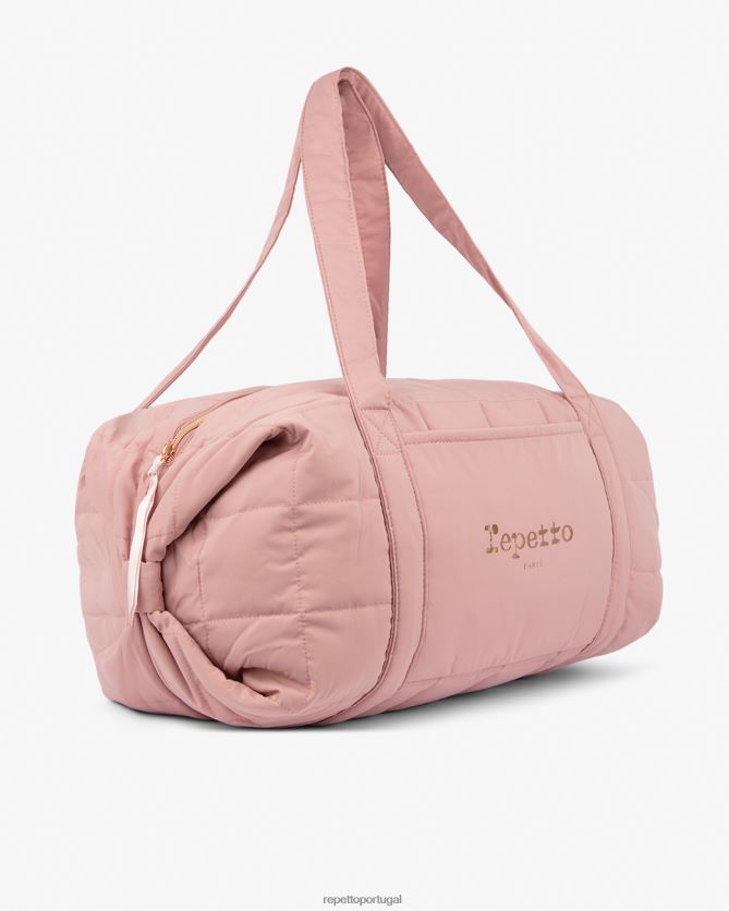 Repetto LJHHL411 mulheres mochila de nylon acolchoada tamanho l acessórios o rosa