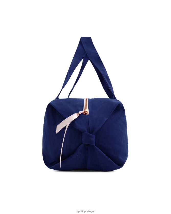 Repetto LJHHL413 mulheres bolsa de algodão tamanho L acessórios azul gasolina