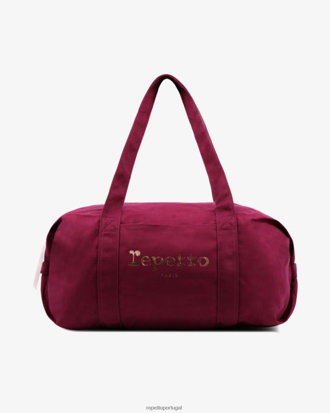 Repetto LJHHL414 mulheres bolsa de algodão tamanho L acessórios rosa nenufar