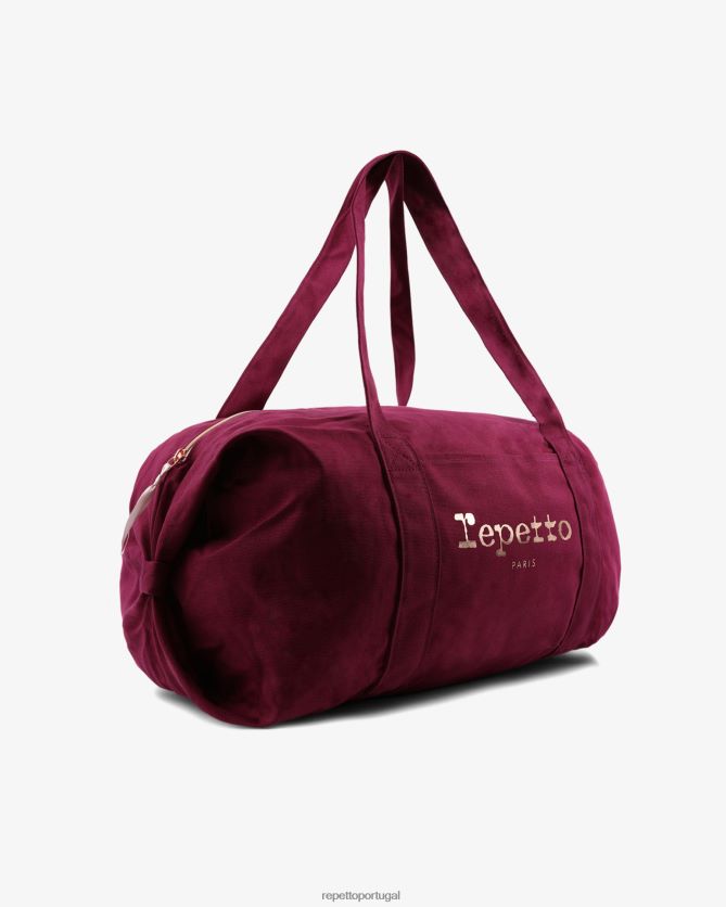 Repetto LJHHL414 mulheres bolsa de algodão tamanho L acessórios rosa nenufar