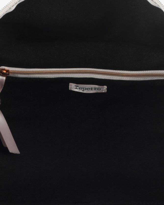 Repetto LJHHL418 mulheres bolsa de algodão tamanho L acessórios preto