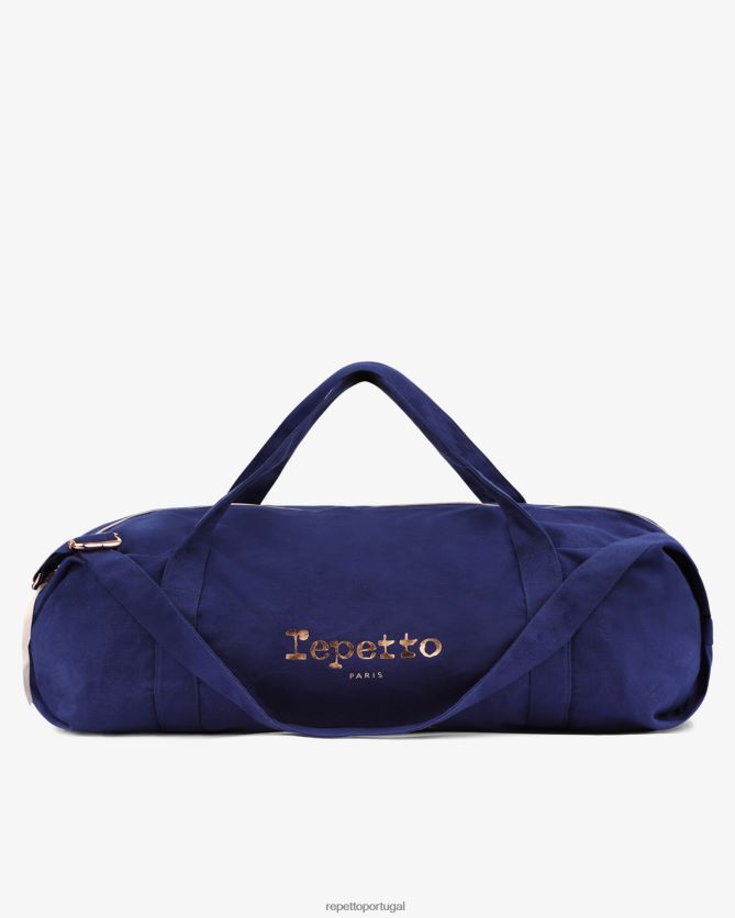 Repetto LJHHL420 mulheres bolsa de algodão tamanho xl acessórios azul gasolina
