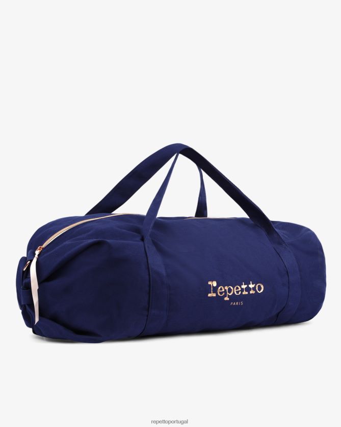 Repetto LJHHL420 mulheres bolsa de algodão tamanho xl acessórios azul gasolina
