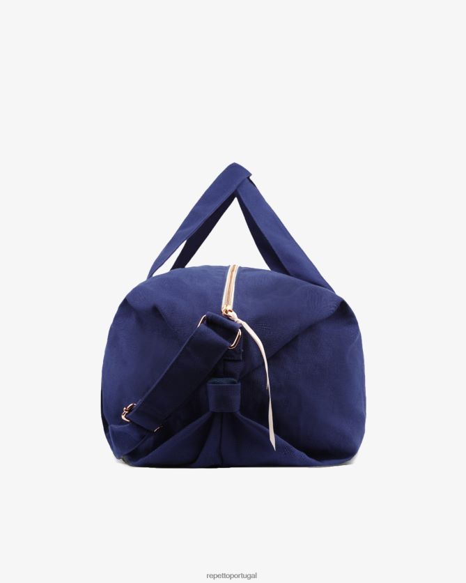Repetto LJHHL420 mulheres bolsa de algodão tamanho xl acessórios azul gasolina