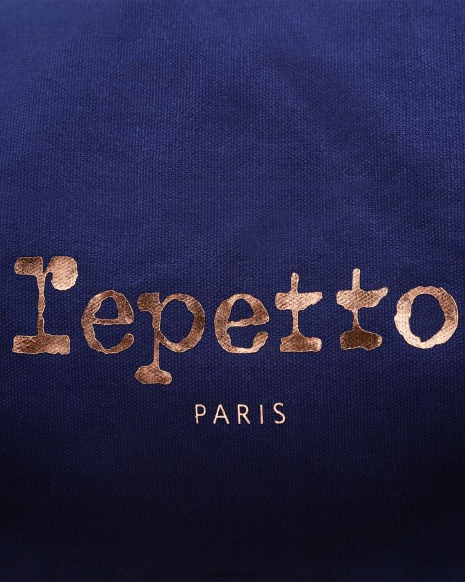 Repetto LJHHL420 mulheres bolsa de algodão tamanho xl acessórios azul gasolina